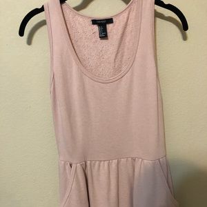blush colored dress